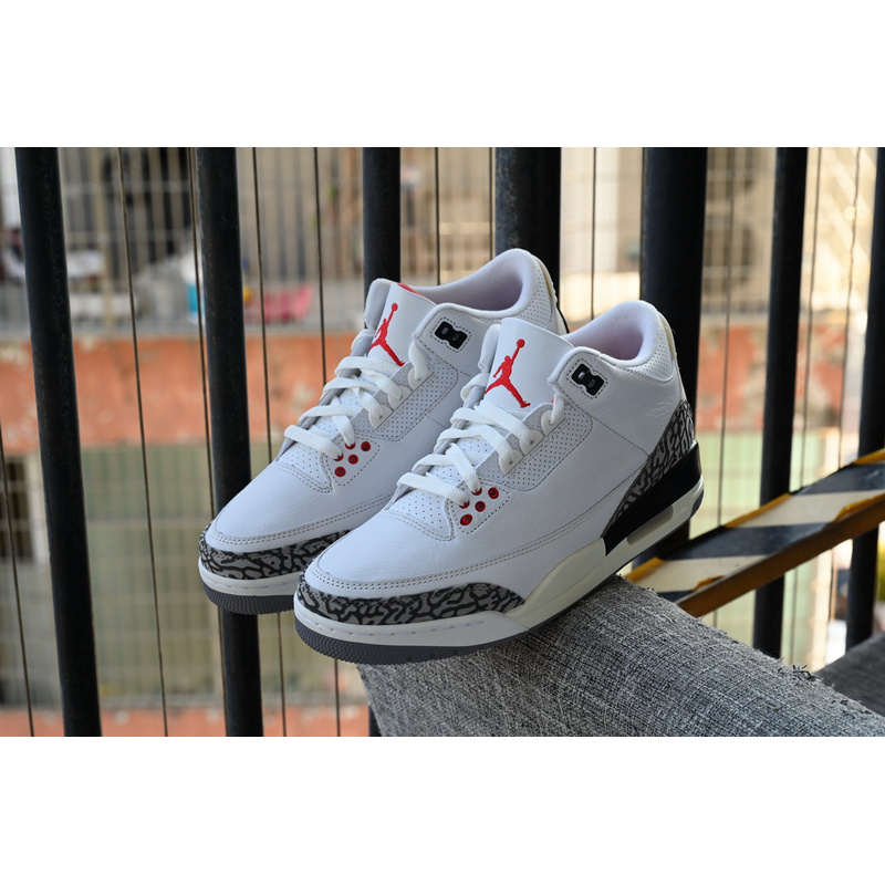 BS Air Jordan 3 White Cement Reimagined