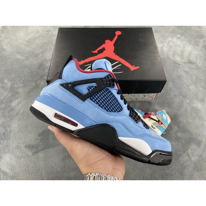 BS Batch Air Jordan 4 Retro Houston Oilers