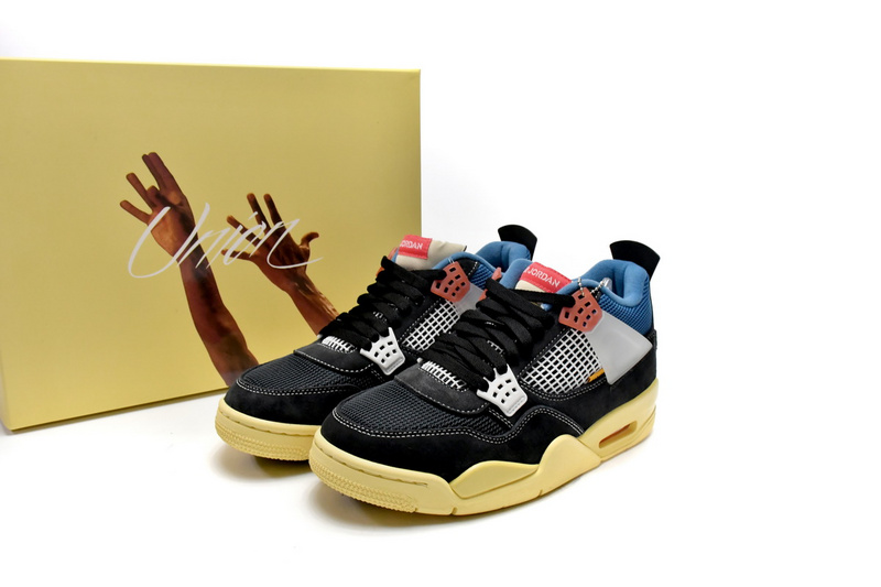 BS Batch Union LA x Air Jordan 4 Retro SP Off Noir Black