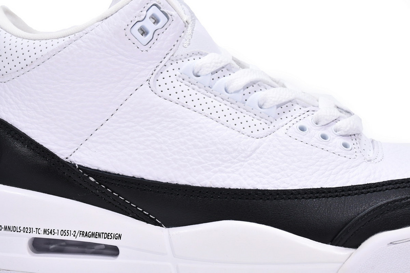 BS Fragment Design x Air Jordan 3 Black White