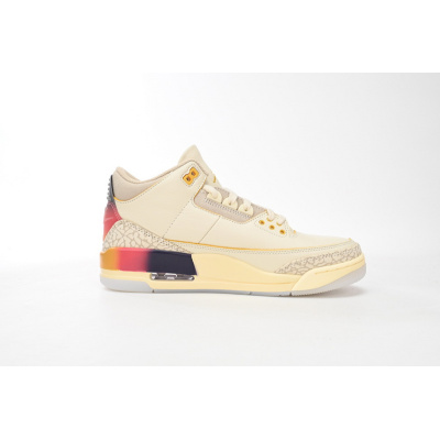 BS J Balvin x Air Jordan 3 White Blue Red 02