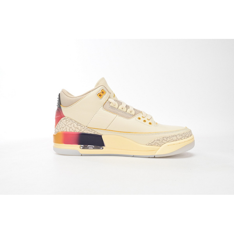 BS J Balvin x Air Jordan 3 White Blue Red