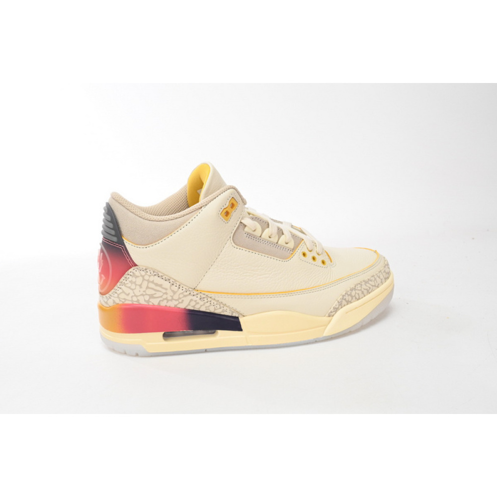 BS J Balvin x Air Jordan 3 White Blue Red