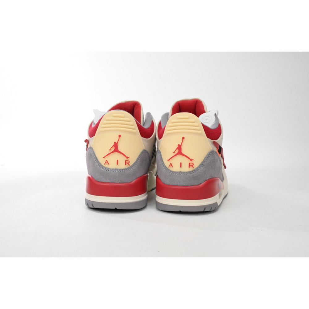 BS OFF WHITHE X Air Jordan 3 Beige
