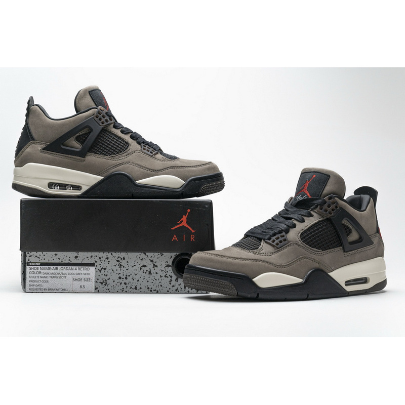 Q4 Batch Travis Scott x Air Jordan 4 Retro Brown