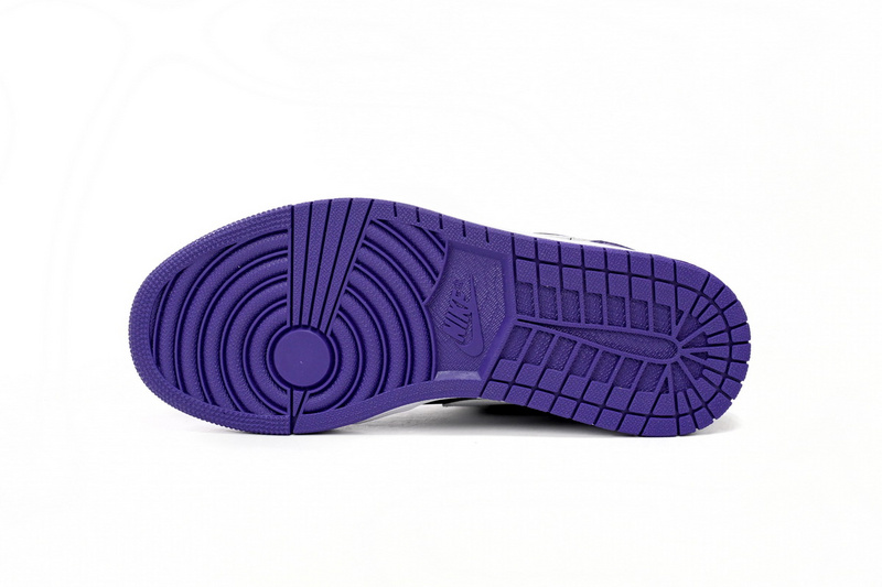 XH Air Jordan 1 Low Black Purple Splice