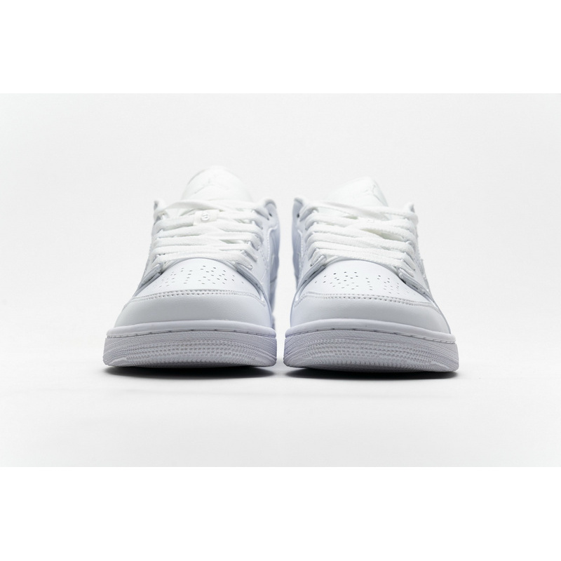 XH Air Jordan 1 Low White Pure Platnium