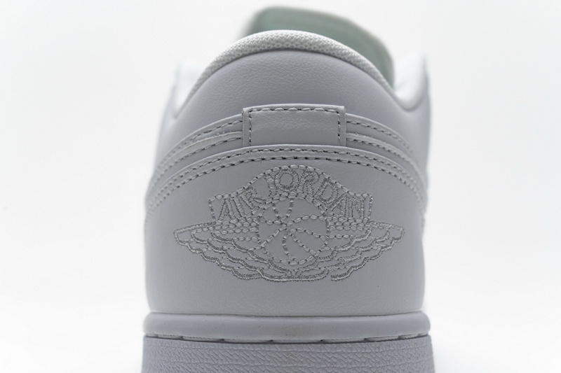 XH Air Jordan 1 Low White Pure Platnium