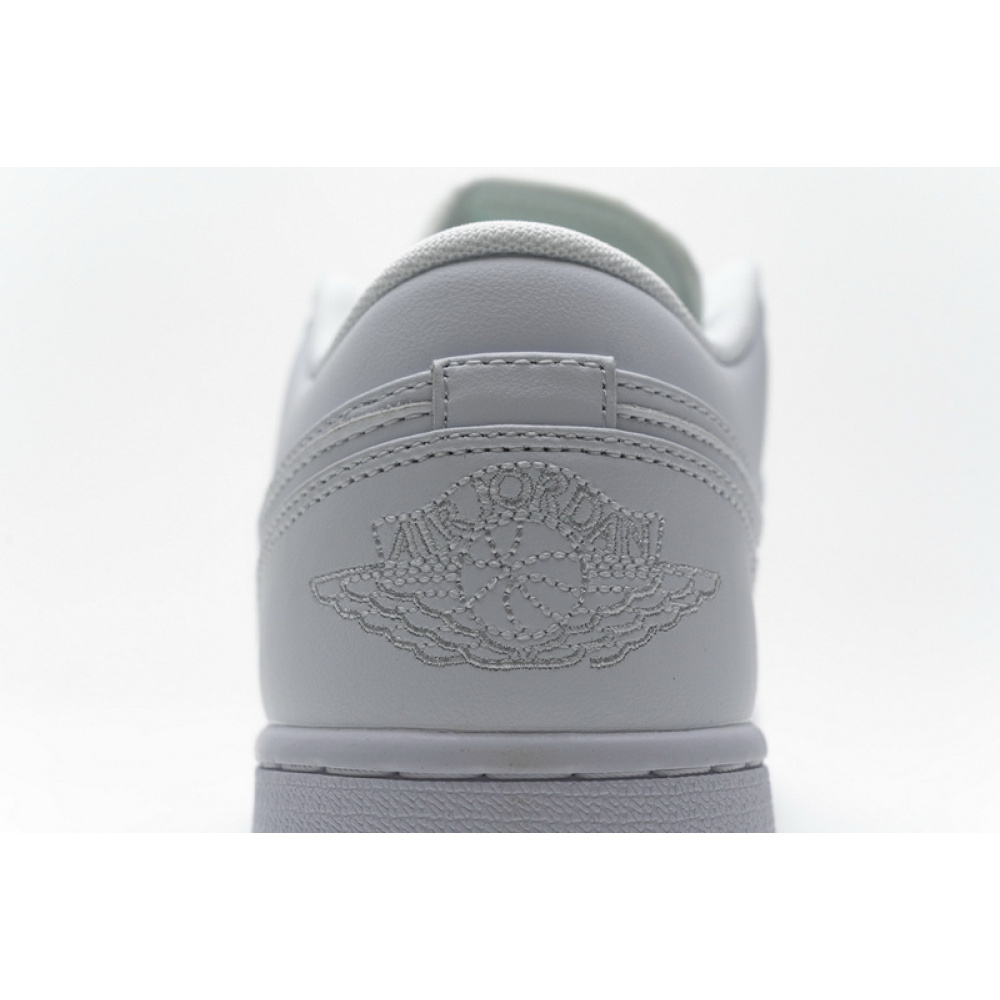XH Air Jordan 1 Low White Pure Platnium