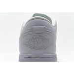XH Air Jordan 1 Low White Pure Platnium