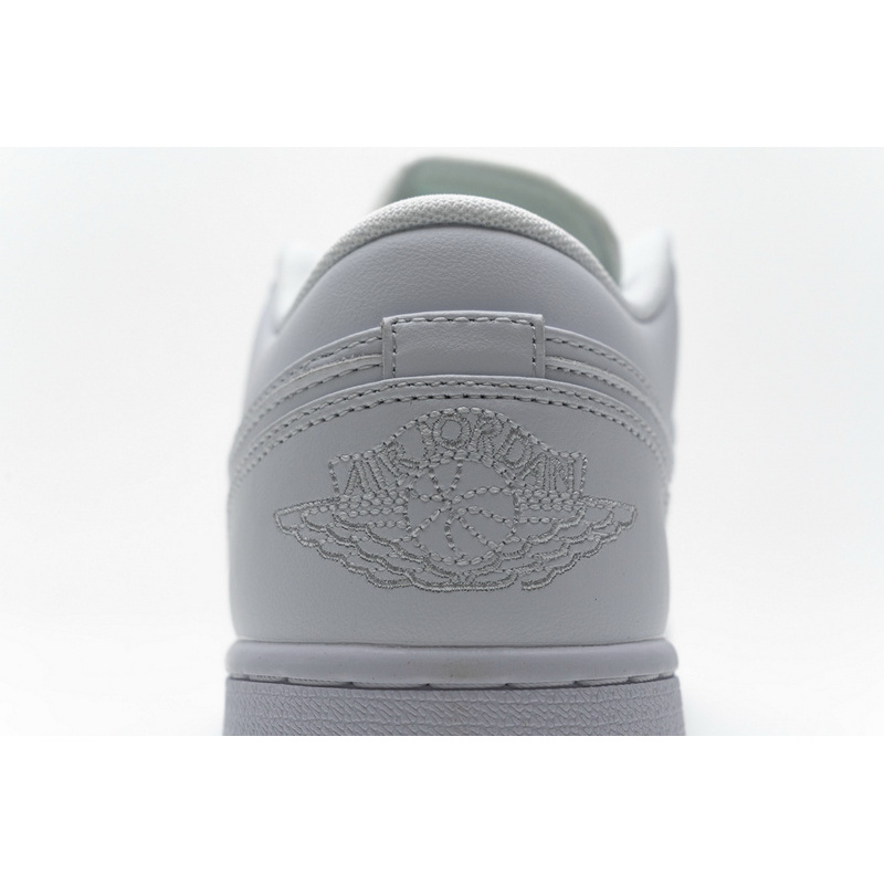 XH Air Jordan 1 Low White Pure Platnium