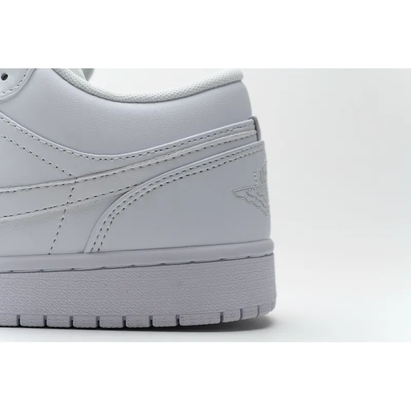 XH Air Jordan 1 Low White Pure Platnium