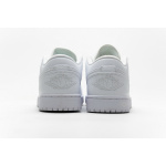 XH Air Jordan 1 Low White Pure Platnium