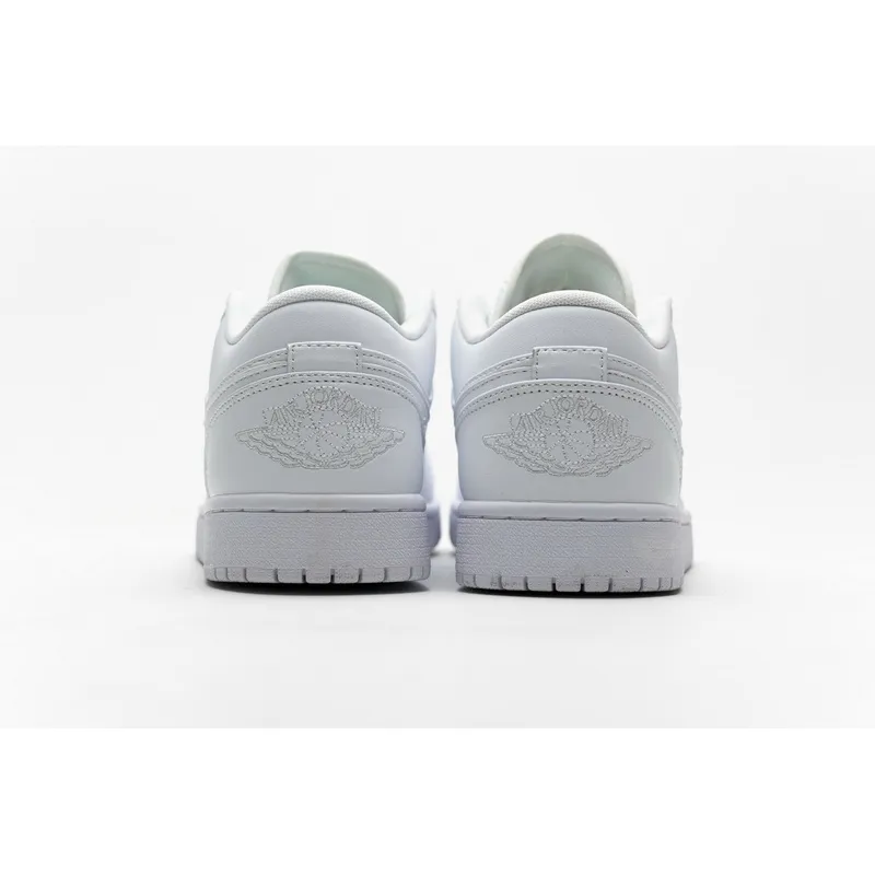 XH Air Jordan 1 Low White Pure Platnium