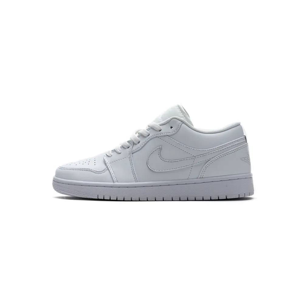 XH Air Jordan 1 Low White Pure Platnium