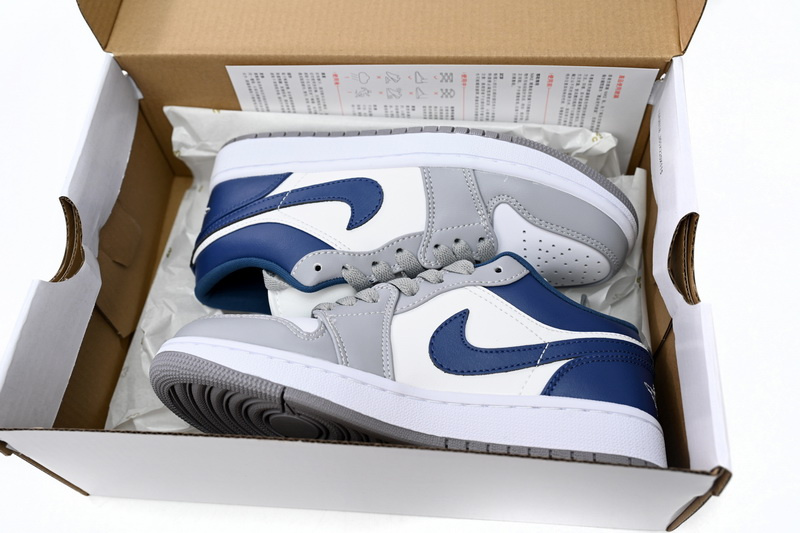 XH Air Jordan 1 Low Gray Blue