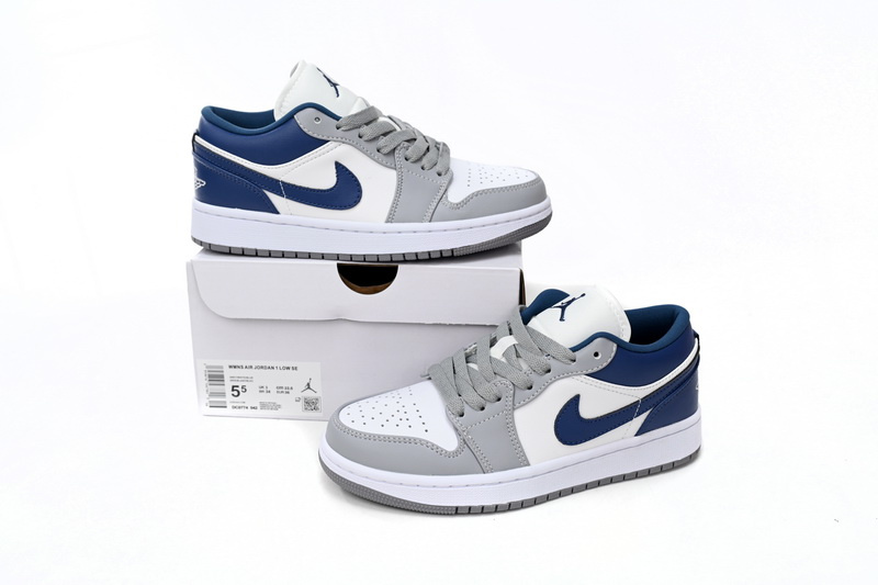 XH Air Jordan 1 Low Gray Blue