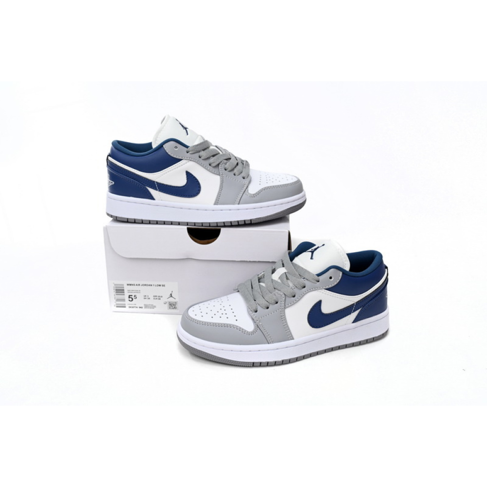 XH Air Jordan 1 Low Gray Blue