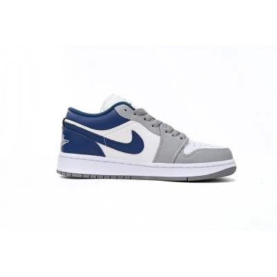 XH Air Jordan 1 Low Gray Blue 02