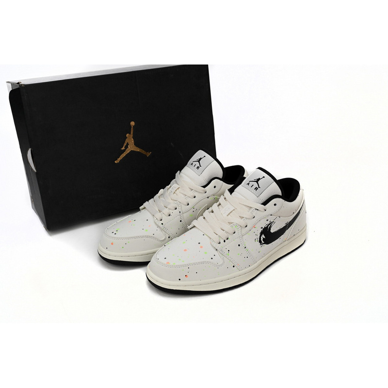 XH Air Jordan 1 Low SE Paint Splatter