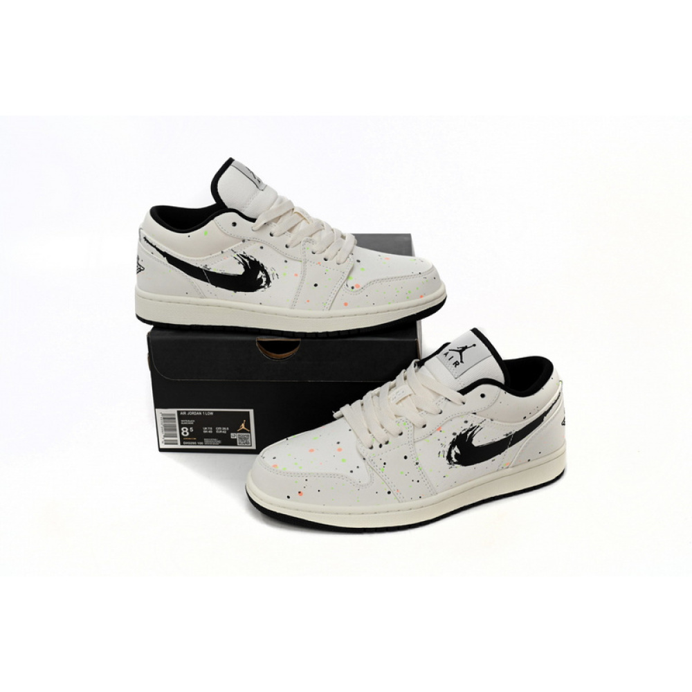 XH Air Jordan 1 Low SE Paint Splatter