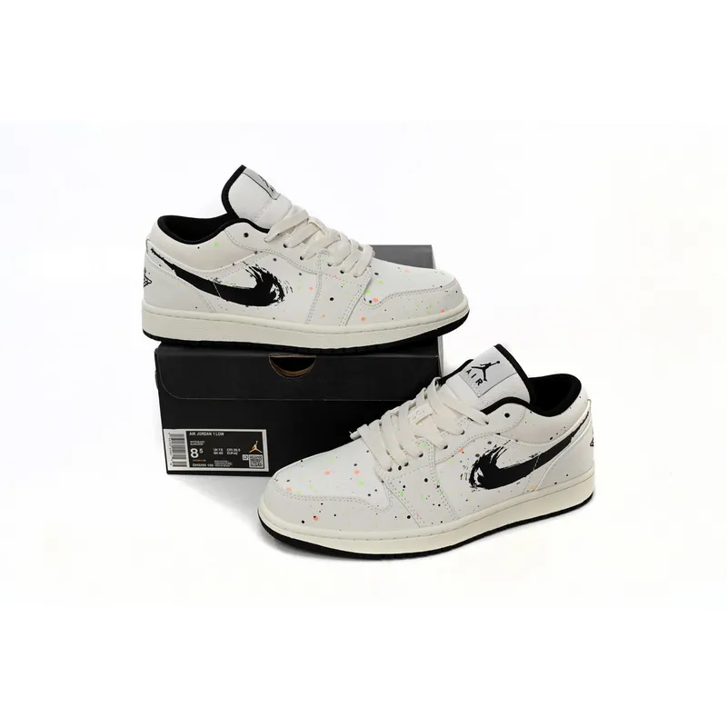 XH Air Jordan 1 Low SE Paint Splatter
