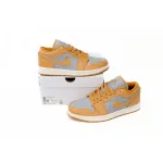 XH Travis Scott x Air Jordan 1 Low Grayish Yellow