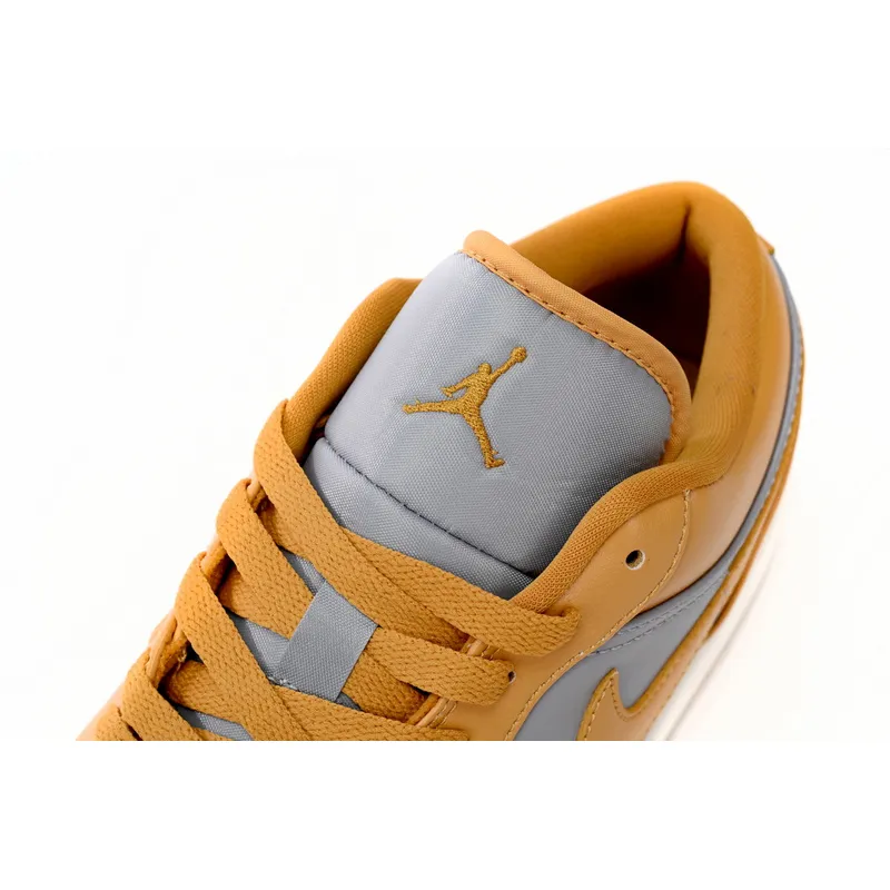 XH Travis Scott x Air Jordan 1 Low Grayish Yellow