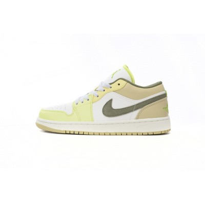 XH Air Jordan aj1 Low Green White 01