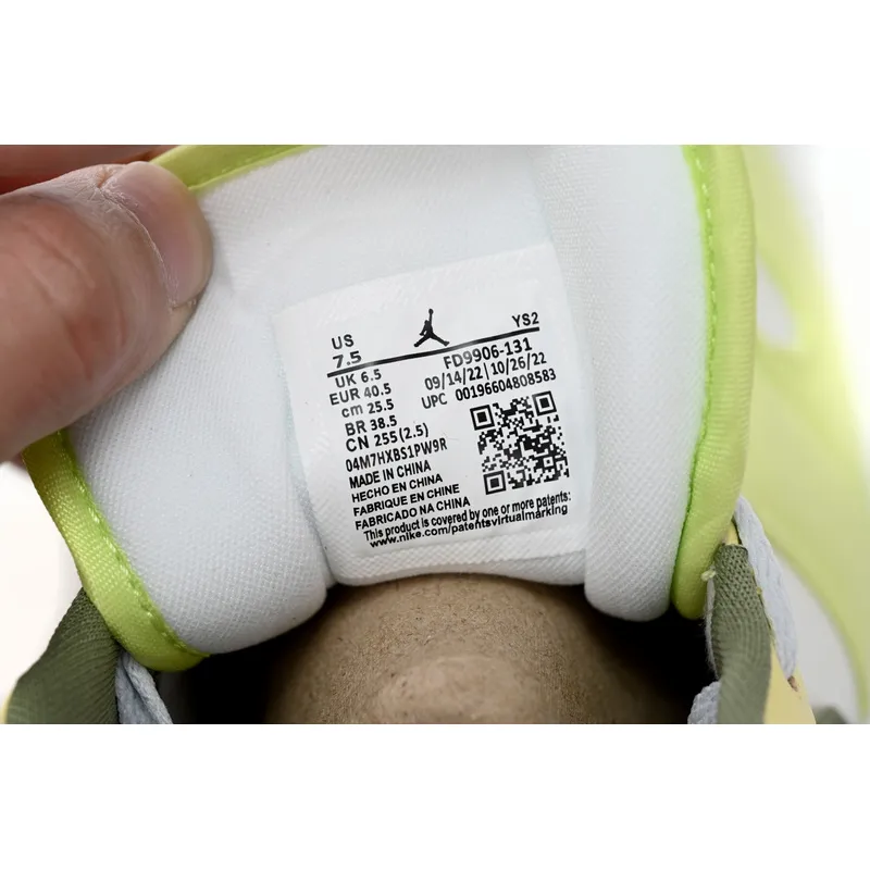 XH Air Jordan aj1 Low Green White