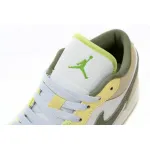 XH Air Jordan aj1 Low Green White