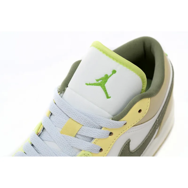 XH Air Jordan aj1 Low Green White