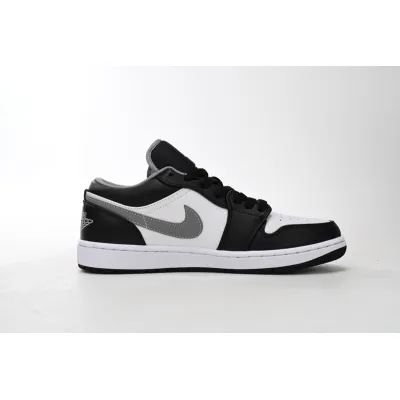 XH Air Jordan 1 Low Black Particle Grey 02