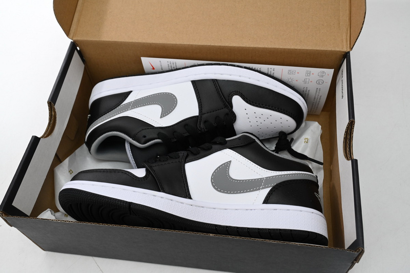 XH Air Jordan 1 Low Black Particle Grey
