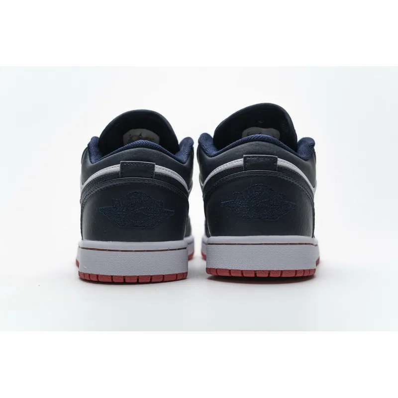 XH Air Jordan 1 Low Obsidian Ember Glow