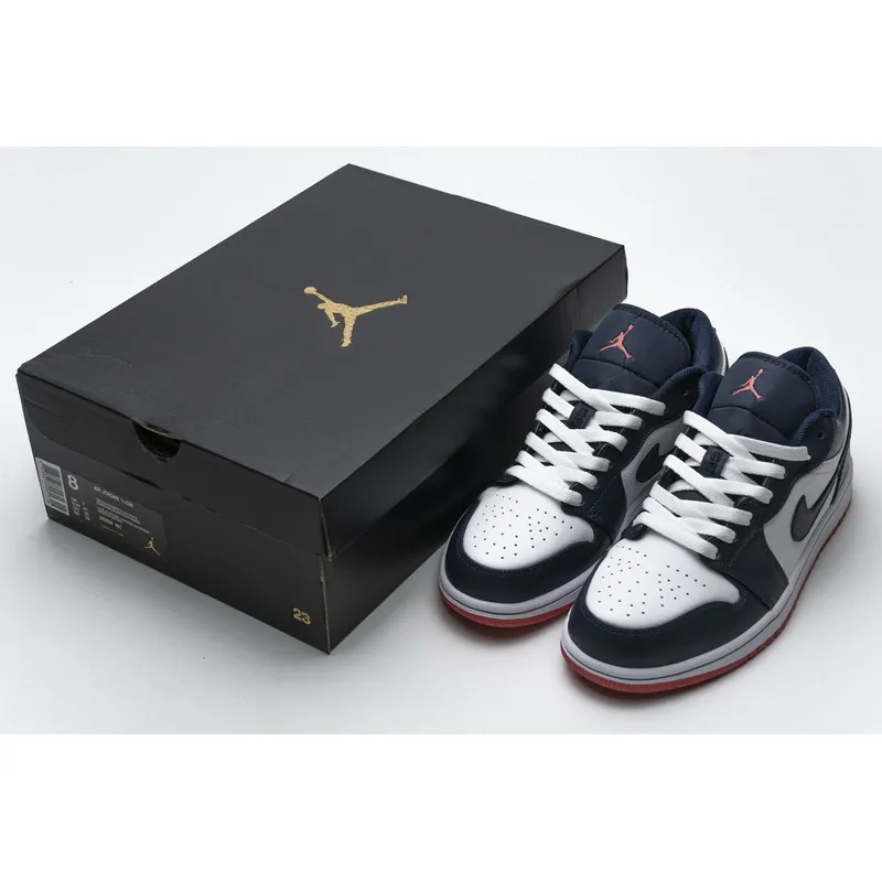 XH Air Jordan 1 Low Obsidian Ember Glow