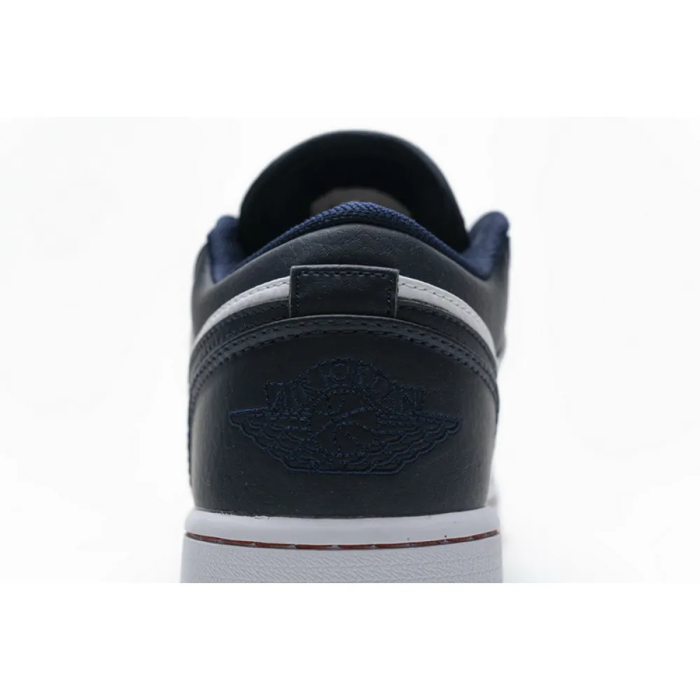 XH Air Jordan 1 Low Obsidian Ember Glow