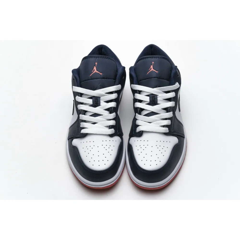 XH Air Jordan 1 Low Obsidian Ember Glow