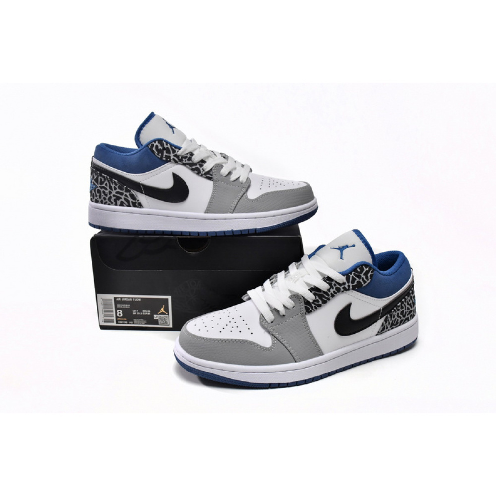 XH Air Jordan 1 Low True Blue