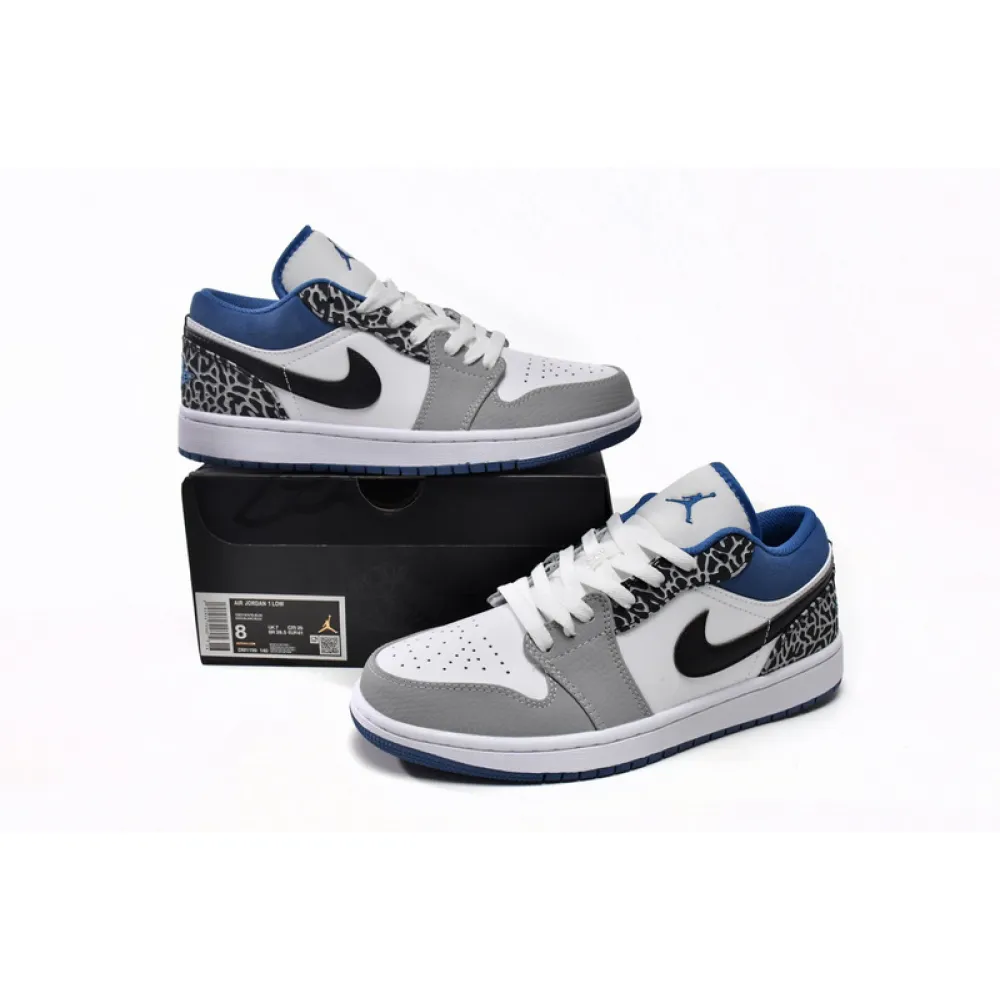 XH Air Jordan 1 Low True Blue