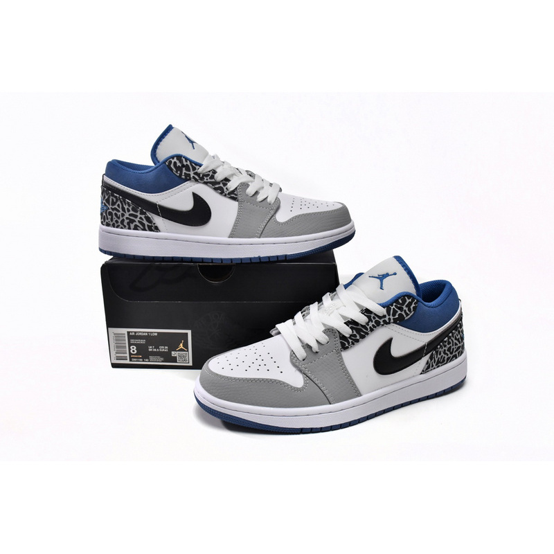 XH Air Jordan 1 Low True Blue