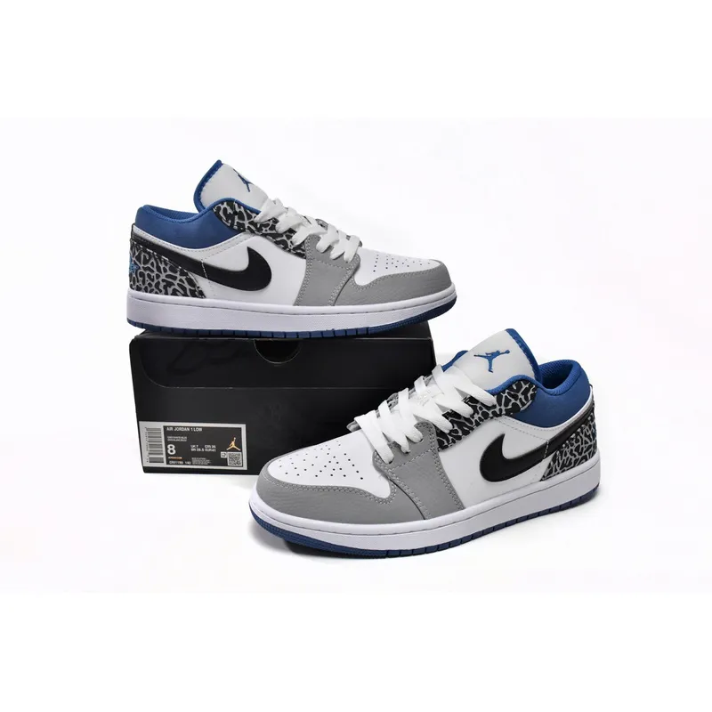 XH Air Jordan 1 Low True Blue