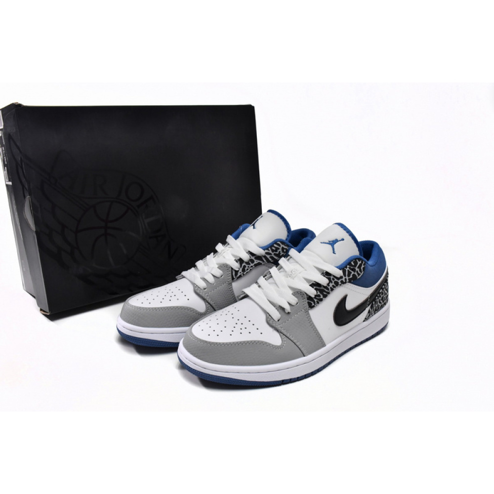 XH Air Jordan 1 Low True Blue