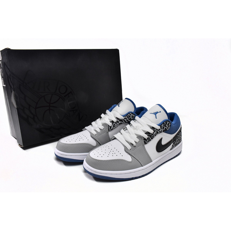 XH Air Jordan 1 Low True Blue