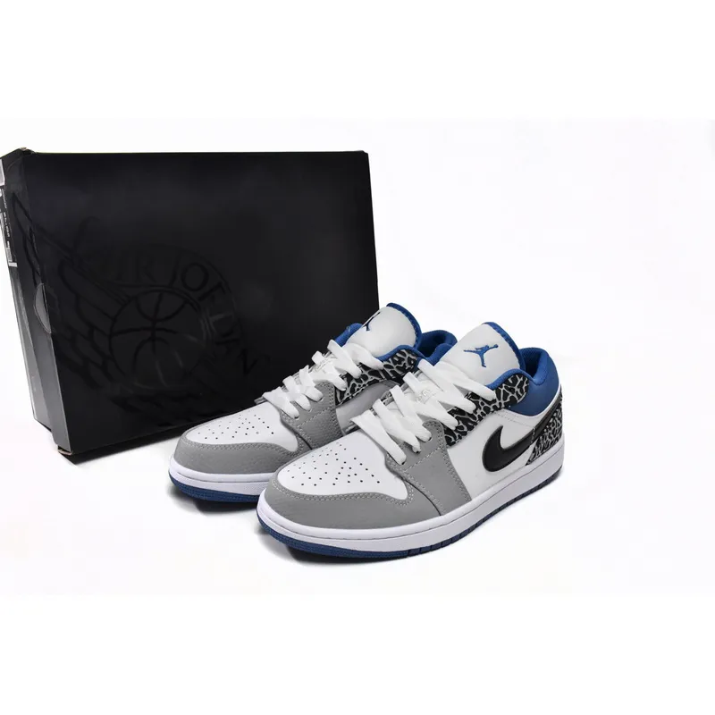 XH Air Jordan 1 Low True Blue