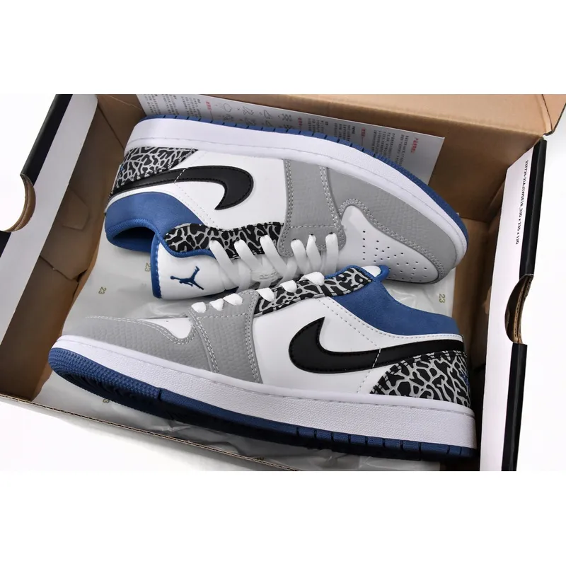 XH Air Jordan 1 Low True Blue