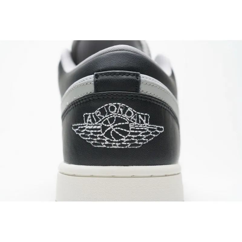 XH Air Jordan 1 Low Light Smoke Grey