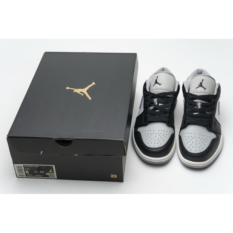 XH Air Jordan 1 Low Light Smoke Grey