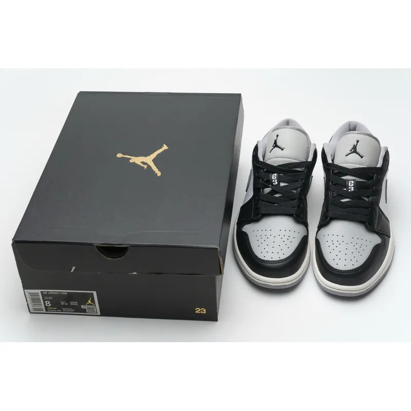 XH Air Jordan 1 Low Light Smoke Grey