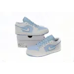 XH Air Jordan 1 Low Light Blue And White